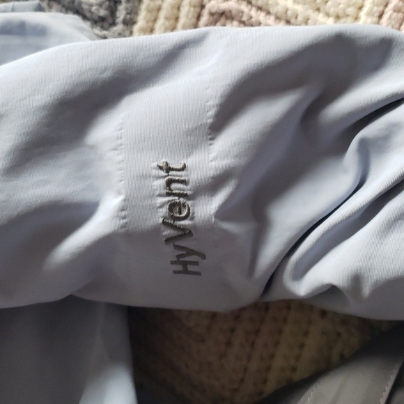 North Face women's Blue Hyvent Vented Hooded Rain Snow Skirt Lined Jacket medium - Picture 4 of 16